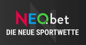 Sportwetten Tipps kaufen 6 NEObet: Wir haben für euch den Buchmacher getestet. Auf dem Bild: Das Logo von NEObet.