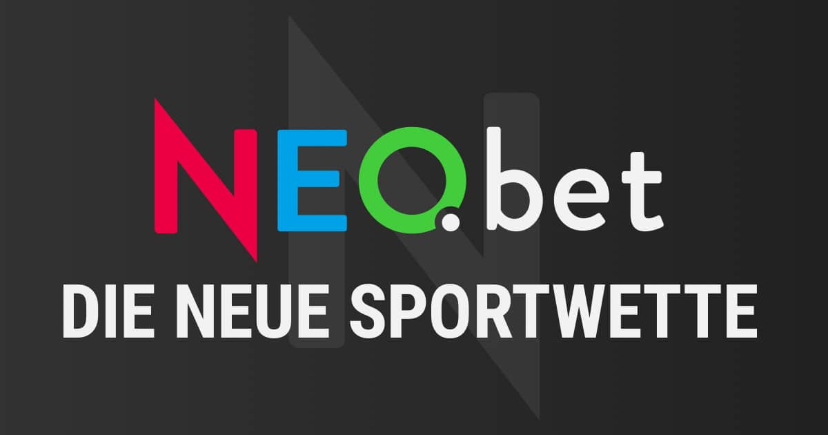 NEObet: Wir haben für euch den Buchmacher getestet. Auf dem Bild: Das Logo von NEObet.