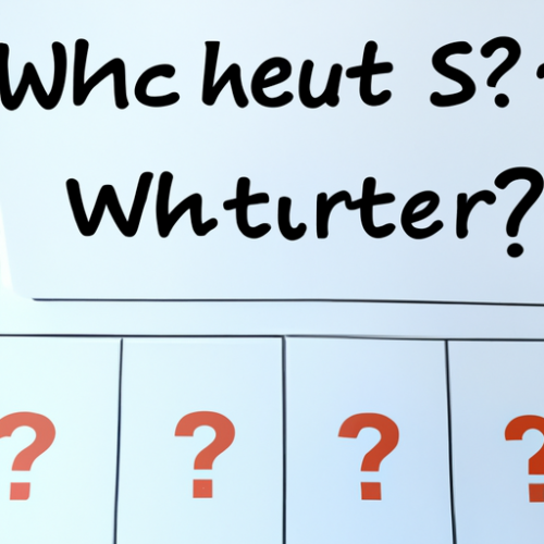 1. Die Frage aller Fragen: 