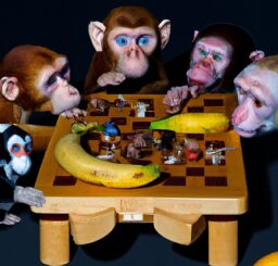 Wie geht das Spiel König der Affen?